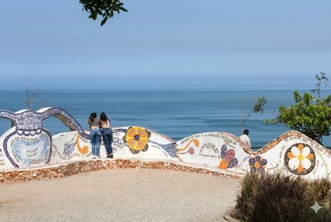 Located in Miraflores, Love Park is one of Lima’s most photogenic and romantic places. Its design pays homage to love and to Peruvian poet Antonio Cisneros. The park features the famous sculpture “El Beso” (The Kiss), created by artist Victor Delfín. With panoramic views of the Pacific Ocean, colorful mosaics, and beautifully crafted benches, this is a favorite stop for couples and visitors seeking a peaceful atmosphere. It is also an excellent moment to enjoy the scenic coastline before continuing the Private Lima City Tour.